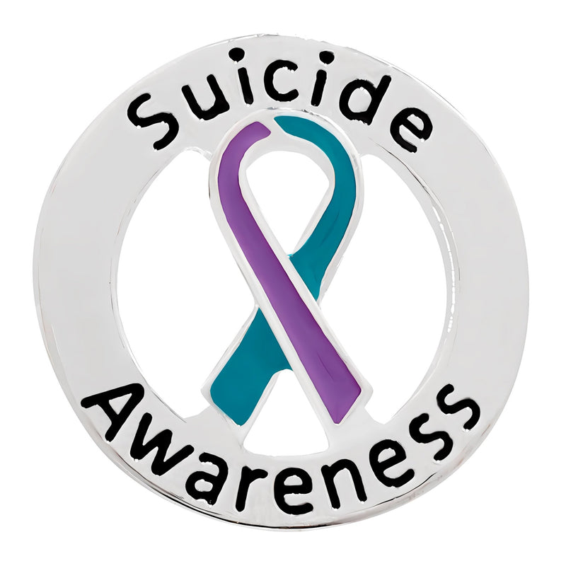 Circle Suicide Awareness & Prevention Pins - The Awareness Company