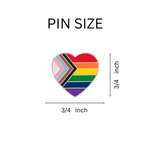 Load image into Gallery viewer, Daniel Quasar Flag Heart Pins - The Awareness Company