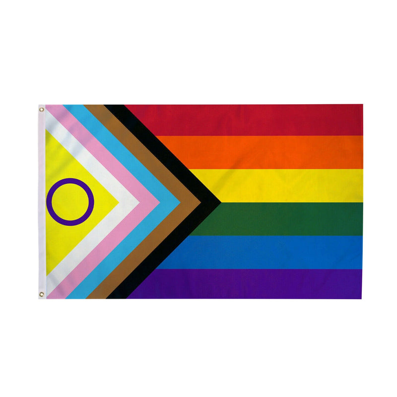 Daniel Quasar Inclusive Gay 3 Feet by 5 Feet Nylon Flag - The Awareness Company