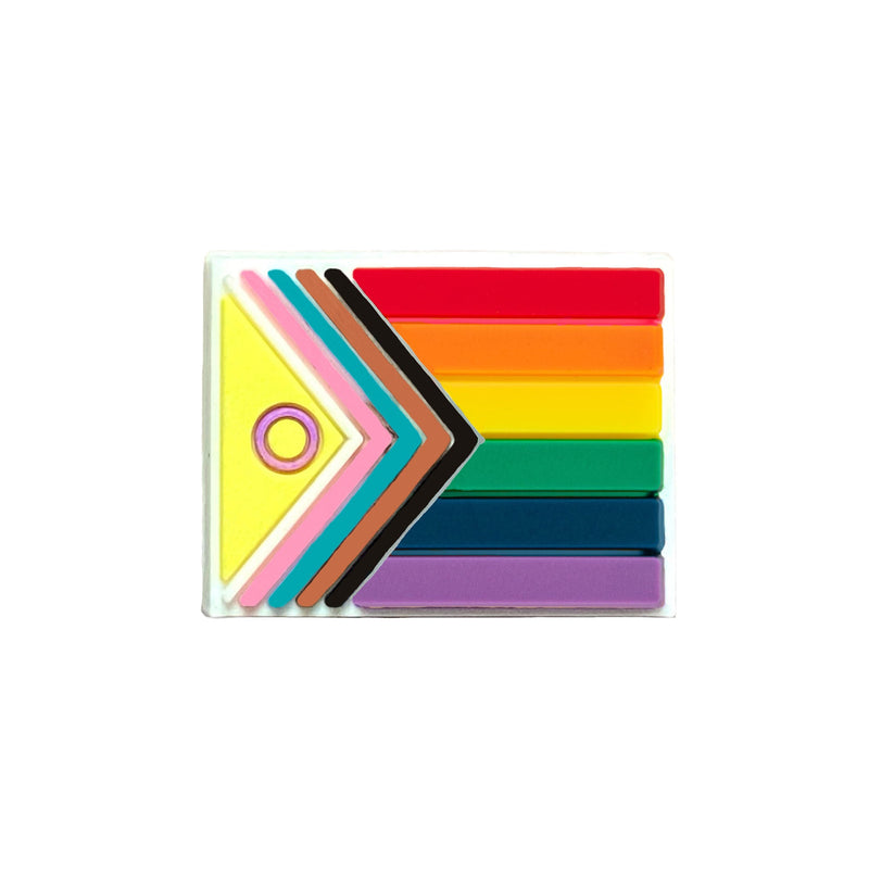 Daniel Quasar Intersex - Inclusive Progress Pride Flag Lapel Pins - The Awareness Company