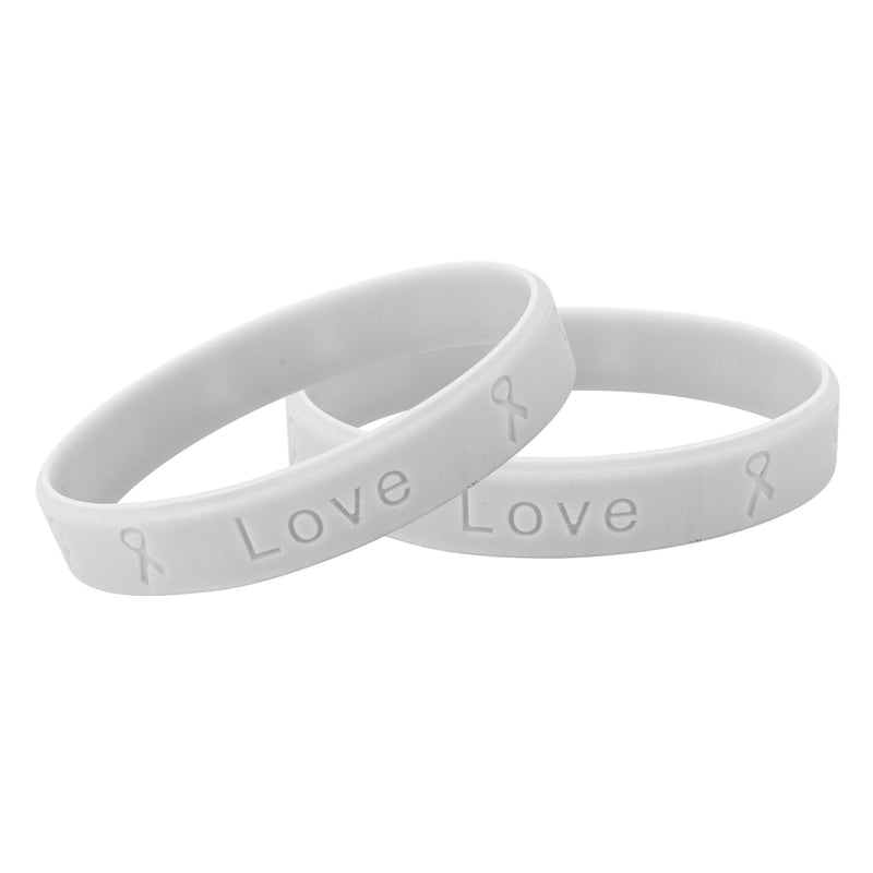 Gray Silicone Bracelets - The Awareness Company