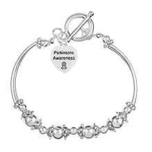 Load image into Gallery viewer, Parkinson's Disease Awareness Partial Beaded Bracelets - The Awareness Company