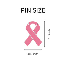 Load image into Gallery viewer, Pink Ribbon Awareness Pins - The Awareness Company