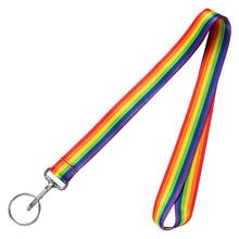 Load image into Gallery viewer, Rainbow Flag Lanyards - The Awareness Company