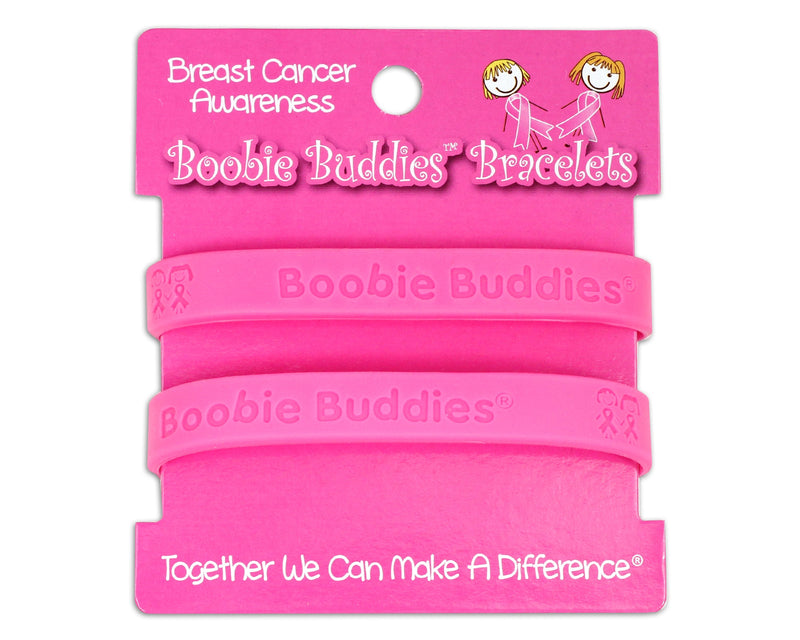 Boobie Buddies Breast Cancer Bracelets Cards - The Awareness Company