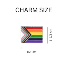 Load image into Gallery viewer, Daniel Quasar Flag Charm Stretch Bracelets - The Awareness Company
