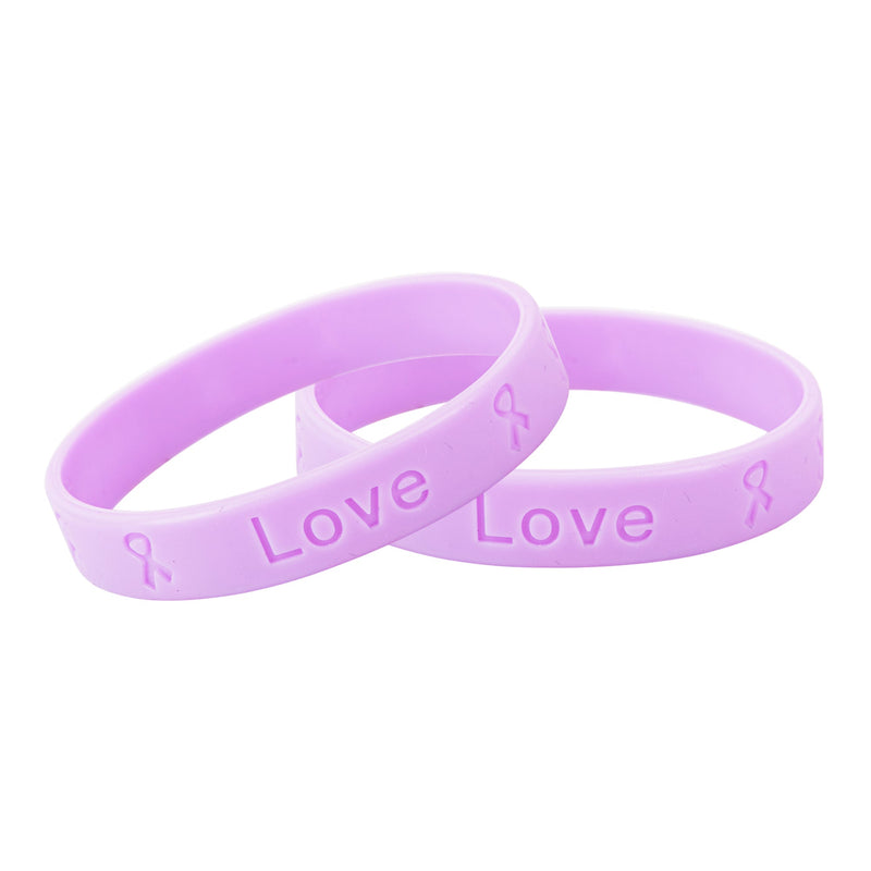Lavender Silicone Bracelets - The Awareness Company