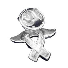 Load image into Gallery viewer, Pink Ribbon Angel Pin Counter Display (12 Cards) - The Awareness Company