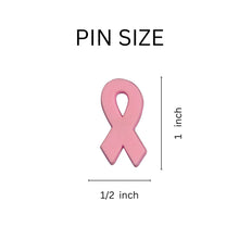Load image into Gallery viewer, Silicone Pink Ribbon Pins - The Awareness Company