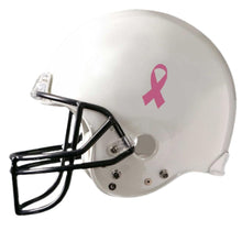 Load image into Gallery viewer, Small Pink Ribbon Shaped Helmet Decals - The Awareness Company