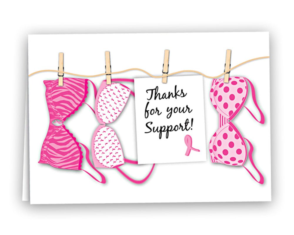 Notes Pink Ribbon Bulk Pink Ribbon Note Cards for Breast Cancer Awareness – The Awareness ...