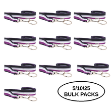 Load image into Gallery viewer, Bulk Pack Asexual Flag Lanyards - The Awareness Company