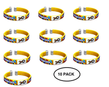 Load image into Gallery viewer, 10 Pack Autism Awareness Bangle Bracelets - The Awareness Company