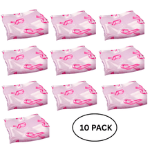 Load image into Gallery viewer, 10 Pack Breast Cancer Awareness Ribbon Scarves in Pink - The Awareness Company