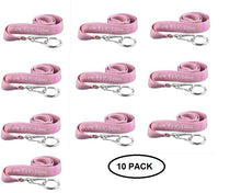Load image into Gallery viewer, 10 Pack Breast Cancer Pink Ribbon Hope Faith Love Lanyards - The Awareness Company