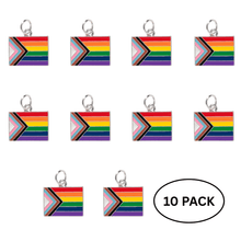 Load image into Gallery viewer, 10 Pack Daniel Quasar Flag Charms - The Awareness Company