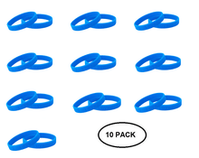 Load image into Gallery viewer, 10 Pack Dark Blue Silicone Bracelets - The Awareness Company