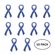 Load image into Gallery viewer, 10 Pack Large Periwinkle Ribbon Pins - The Awareness Company