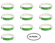 Load image into Gallery viewer, 10 Pack Mental Health Bangle Bracelets - The Awareness Company