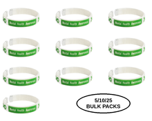 Load image into Gallery viewer, Bulk Pack Mental Health Bangle Bracelets - The Awareness Company