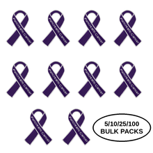 Load image into Gallery viewer, Bulk Pack Pancreatic Cancer Awareness Ribbon Pins - The Awareness Company