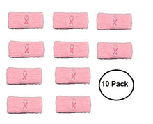 Load image into Gallery viewer, 10 Pack Pink Ribbon Armbands - The Awareness Company