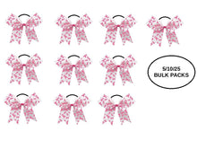 Load image into Gallery viewer, Bulk Pack Pink Ribbon Hair Bows - The Awareness Company