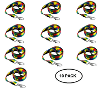 Load image into Gallery viewer, 10 Pack Puzzle Piece Autism Awareness Lanyards - The Awareness Company