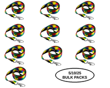 Load image into Gallery viewer, Bulk Pack Puzzle Piece Autism Awareness Lanyards - The Awareness Company