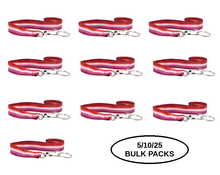 Load image into Gallery viewer, Bulk Pack Sunset Lesbian Flag Lanyards - The Awareness Company
