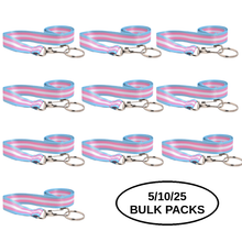 Load image into Gallery viewer, Bulk Pack Transgender Flag Lanyards - The Awareness Company