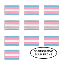 Load image into Gallery viewer, Bulk Pack Transgender Flag Pins - The Awareness Company