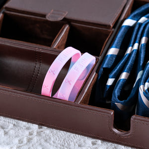 Pink & Blue Silicone Bracelets