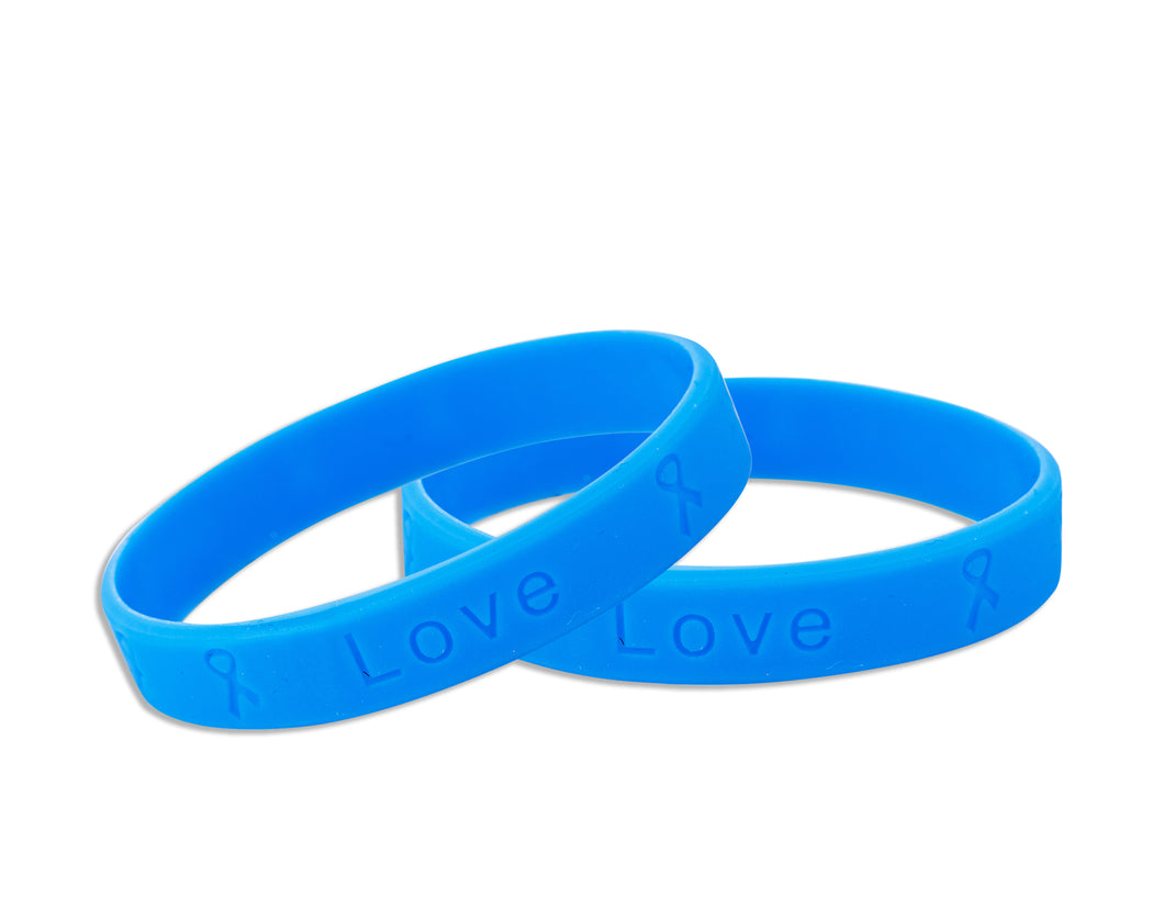 Bulk Periwinkle Silicone Bracelets for Esophageal Cancer Fundraising - The Awareness Company