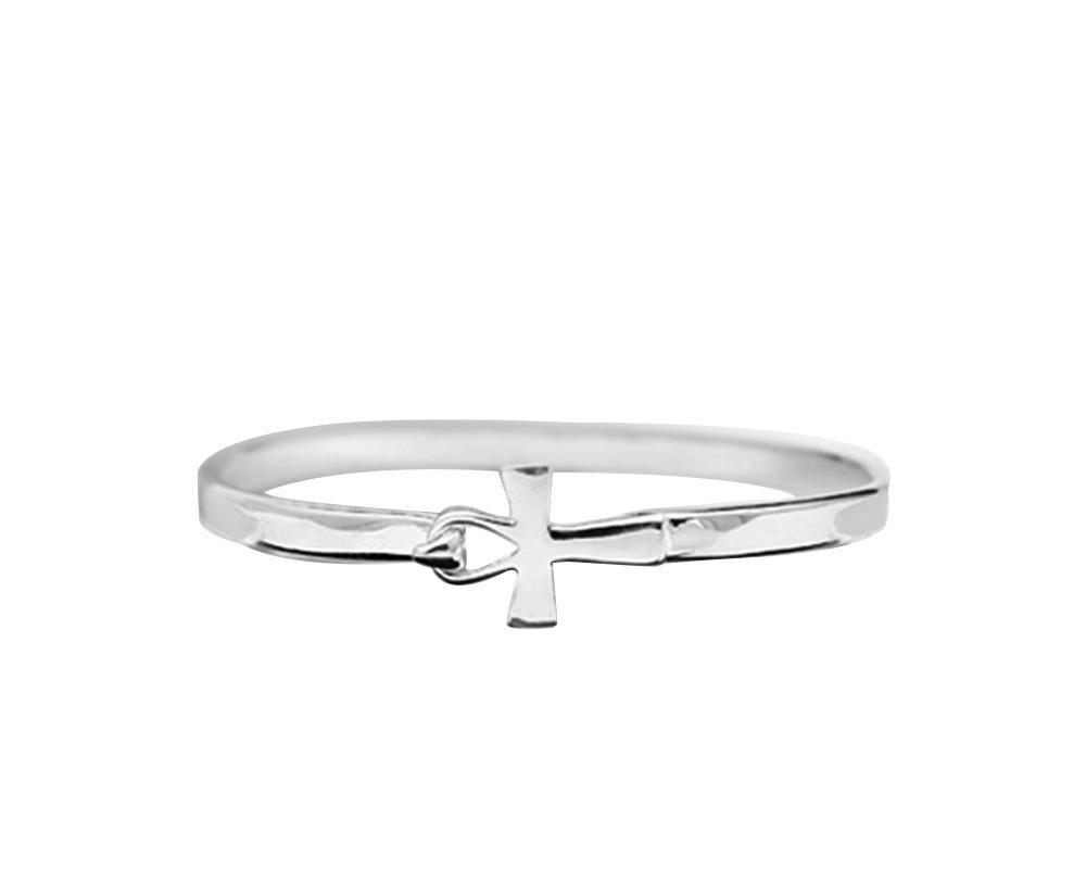 Elegant Cross Bangle Bracelets 