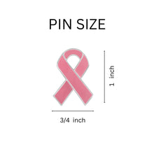 Load image into Gallery viewer, $1.85 ea - Breast Cancer Pink Ribbon Pins (25 Pack) - The Awareness Company