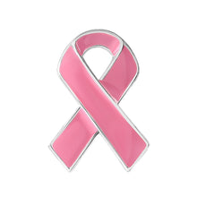 Load image into Gallery viewer, $1.85 ea - Breast Cancer Pink Ribbon Pins (25 Pack) - The Awareness Company