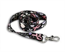 Load image into Gallery viewer, 25 Pack Breast Cancer Awareness Lanyards - The Awareness Company