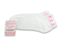 Load image into Gallery viewer, 25 Pack Breast Cancer Pink Ribbon Socks - The Awareness Company