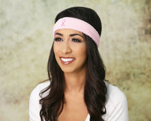 Load image into Gallery viewer, 25 Pack Breast Cancer Ribbon Headbands - The Awareness Company