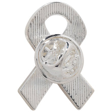 Load image into Gallery viewer, 25 Pack of Orange Leukemia Awareness Ribbon Pins - The Awareness Company