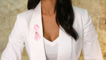 Load image into Gallery viewer, 25 Pack Satin Pink Breast Cancer Awareness Pins - The Awareness Company