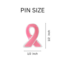 Load image into Gallery viewer, 25 Pack Small Breast Cancer Awareness Lapel Pins - The Awareness Company