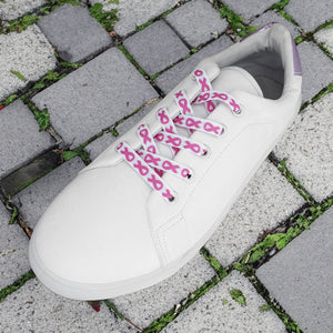 25 Pairs Breast Cancer Pink Ribbon Shoelaces - The Awareness Company