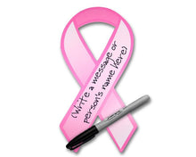 Load image into Gallery viewer, 50 Pack Breast Cancer Paper Pink Ribbons/Decorations - The Awareness Company