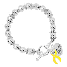 Load image into Gallery viewer, Where There is Love Gold Ribbon Bracelets