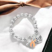 Load image into Gallery viewer, Peach Ribbon Where There is Love Bracelets