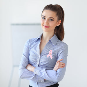 Pink Satin Breast Cancer Awareness Pins in Bulk - The Awareness Company