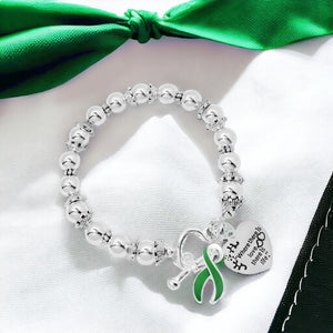 Green Ribbon Where There is Love Bracelets