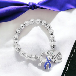 Periwinkle Ribbon Where There is Love Bracelets